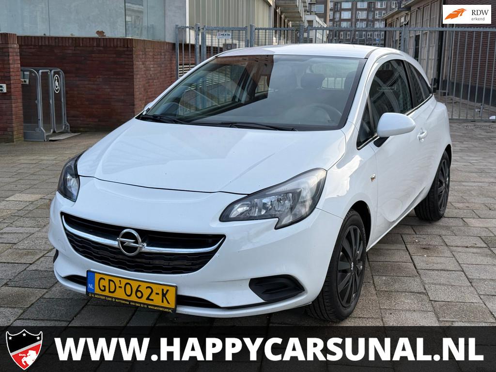 Opel Corsa 1.3 CDTI Business+APK, NAVI, Voorwielaandrijving, Stof, Gebruikt, Wit