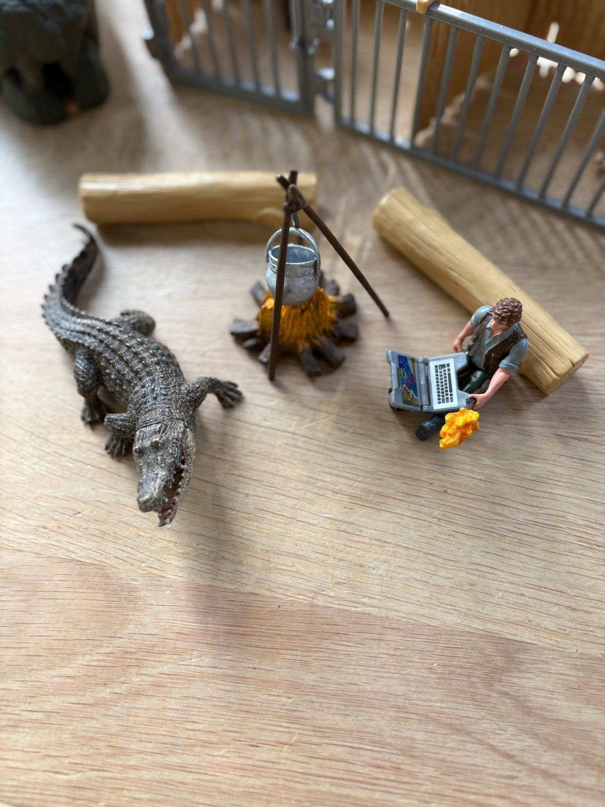 Schleich Wild Life Avontuurlijke Jungle Set, Ophalen of Verzenden, Gebruikt, Jongen of Meisje