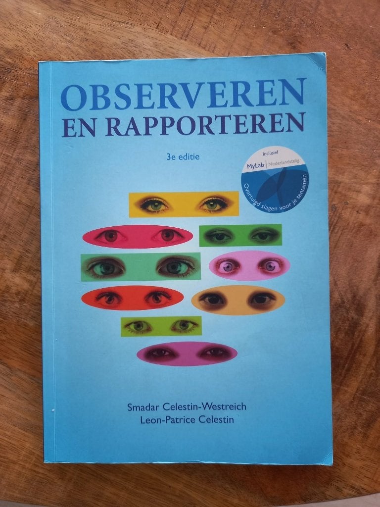 Observeren en rapporteren, Boeken, Ophalen of Verzenden, Beta, Gelezen, HBO