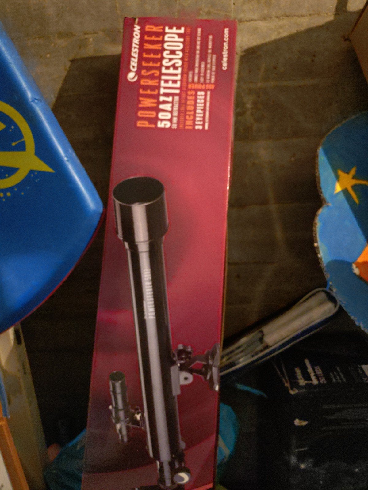 Celestron PowerSeeker 50AZ Telescoop - Nieuw in doos, Audio, Tv en Foto, Optische apparatuur | Telescopen, Lenzentelescoop (refractor)