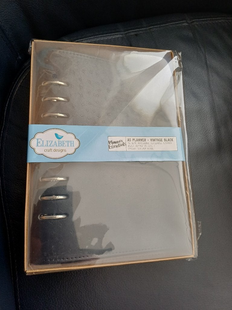 Elizabeth Craft Designs A5 Planner Vintage Black, Ophalen of Verzenden, Nieuw