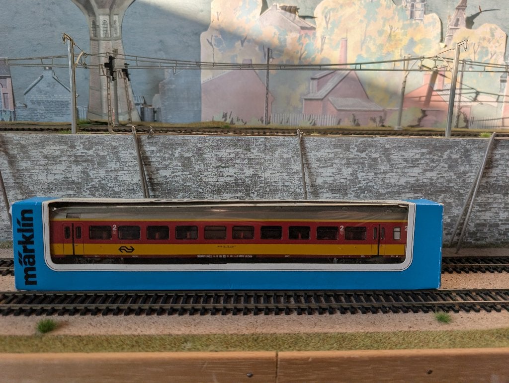 NS | Märklin | ICR Benelux | B / 2e klasse | AC AC  3Rail |, Hobby en Vrije tijd, Wisselstroom, Gebruikt, Analoog, Wagon