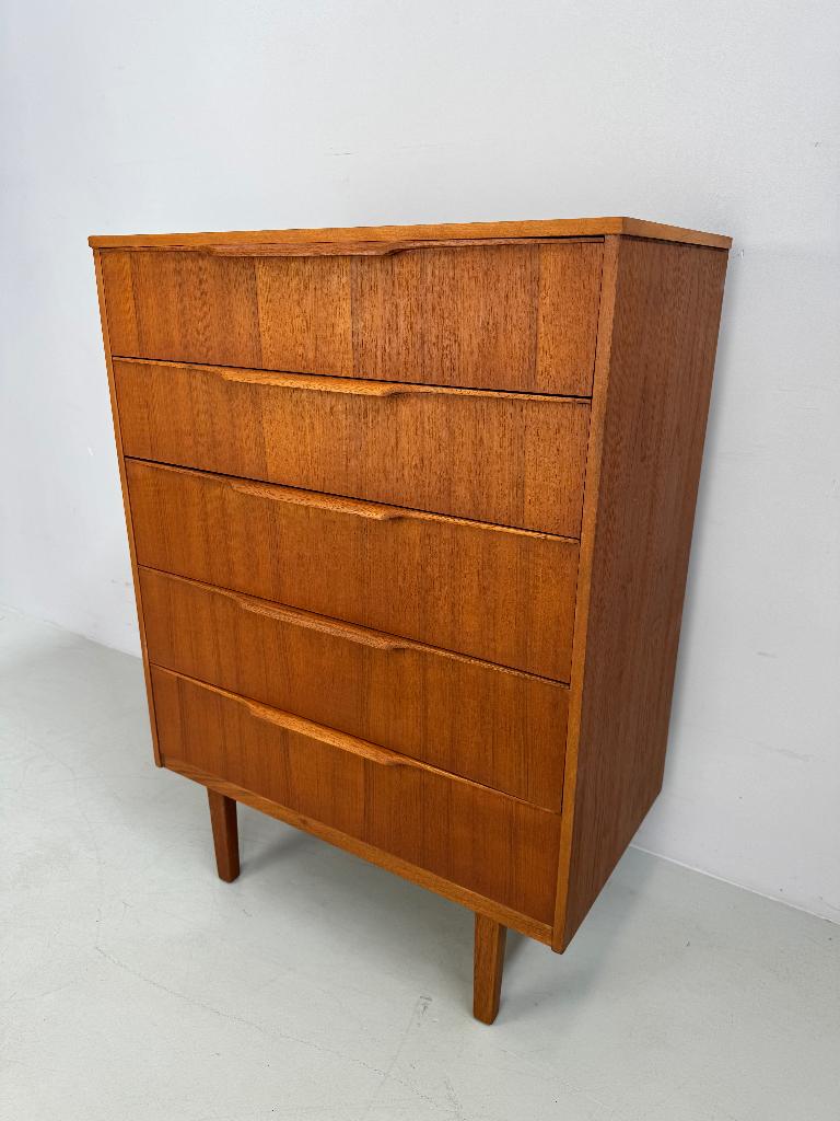 Vintage ladekast Austinsuite, Verzenden, 50 tot 100 cm, Zo goed als nieuw, 3 of 4 laden