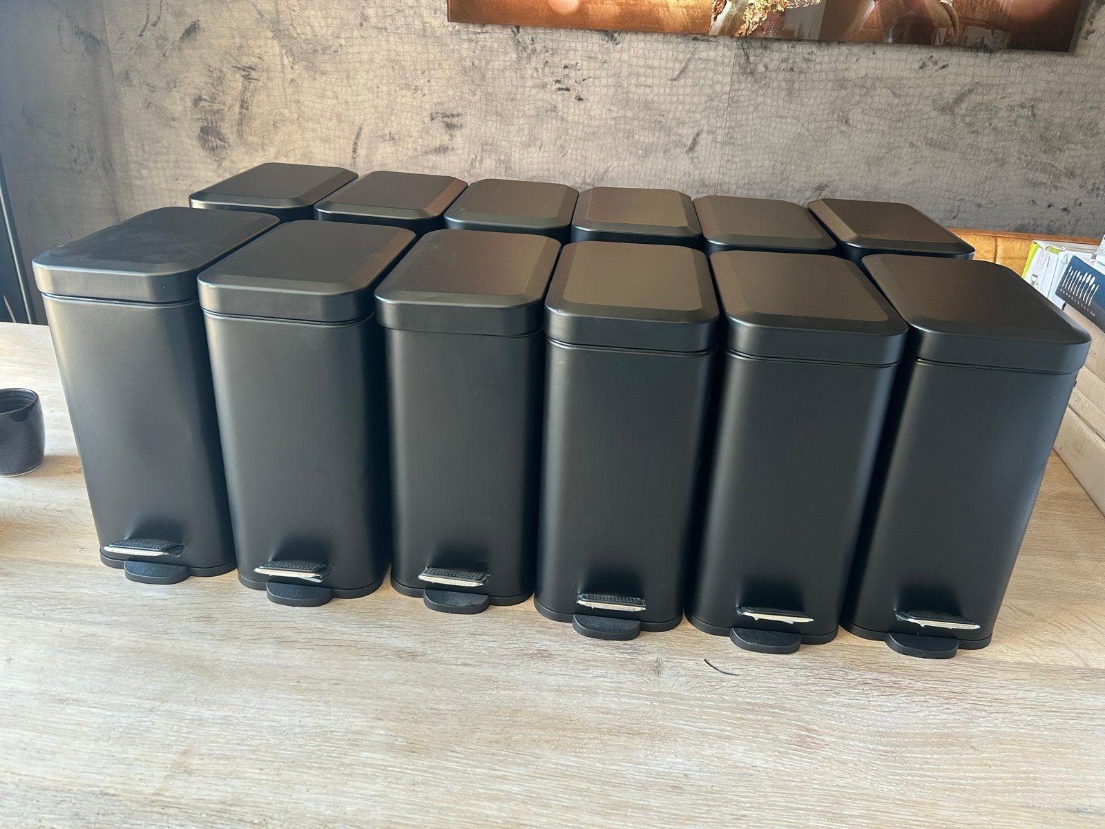 Prullenbak 5 ltr lichte beschadiging/nieuw!!!!!!!, Ophalen, Met pedaal, Zo goed als nieuw, Minder dan 10 liter