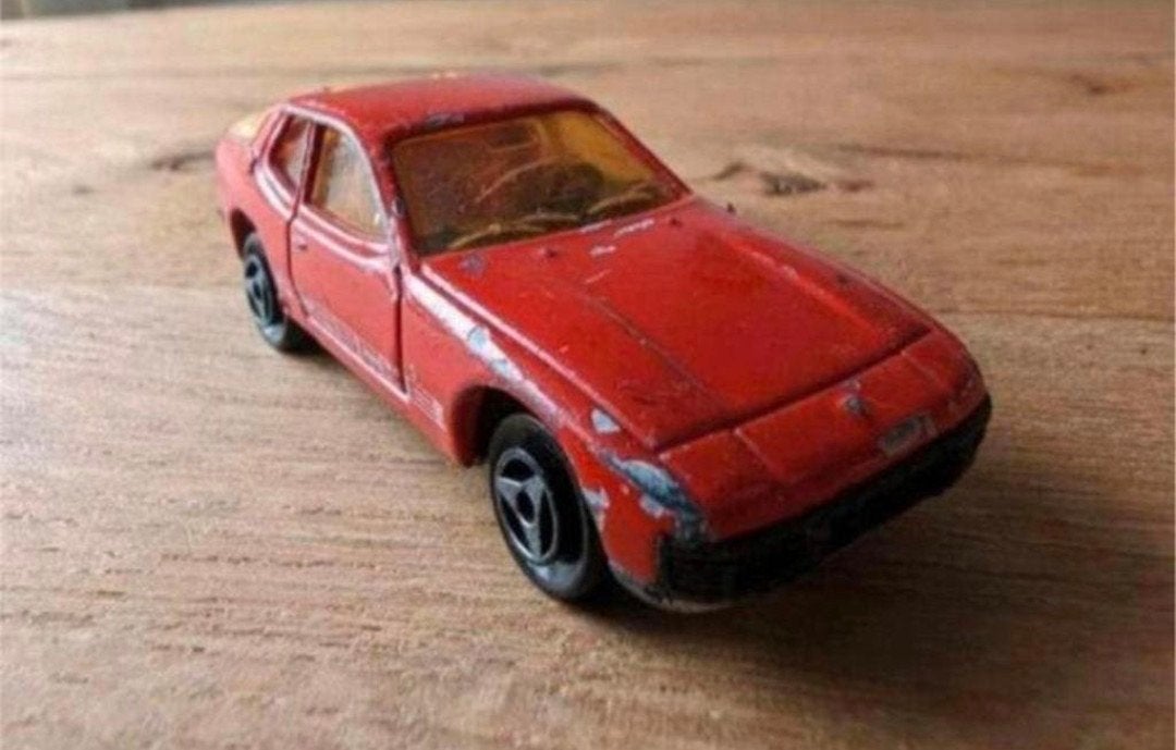 Majorette Porsche 924 Nr. 247 – Made in France, Ophalen of Verzenden, Gebruikt, Auto