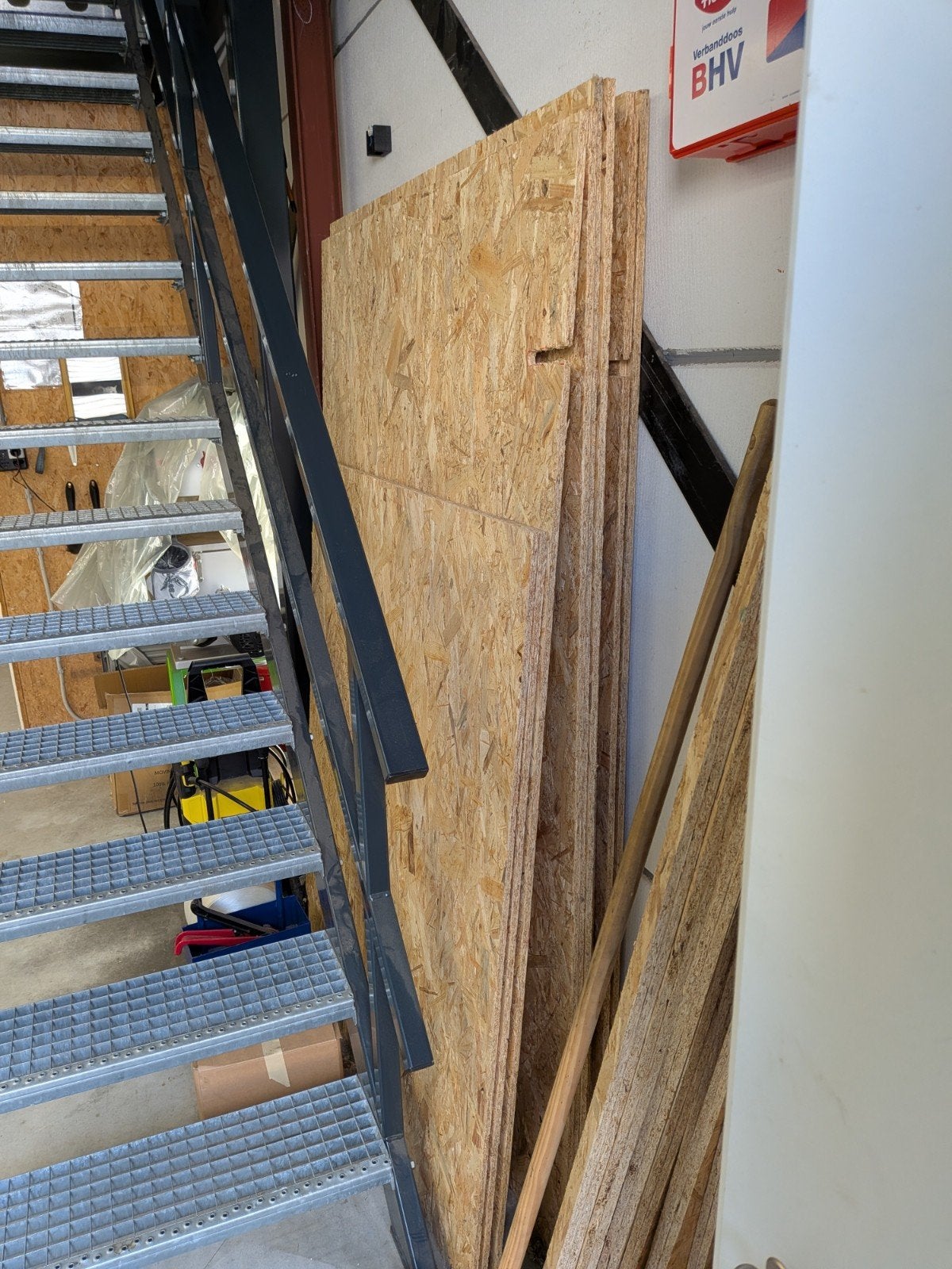 OSB platen - dikte 11mm - Diverse afmetingen - Gebruikt, Doe-het-zelf en Verbouw, Ophalen, Gebruikt, Minder dan 25 mm, Plank