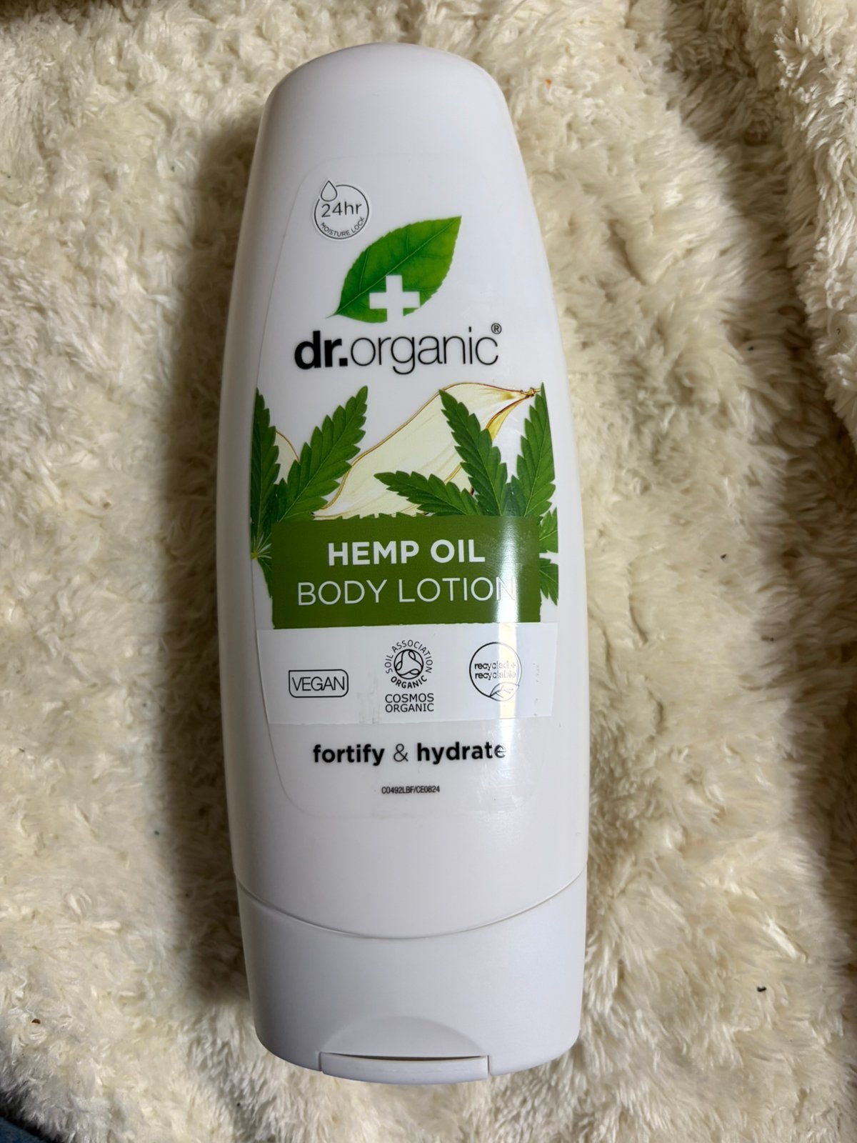 Dr. Organic Hemp Oil Body Lotion 200ml, Dieren en Toebehoren, Ophalen, Zo goed als nieuw