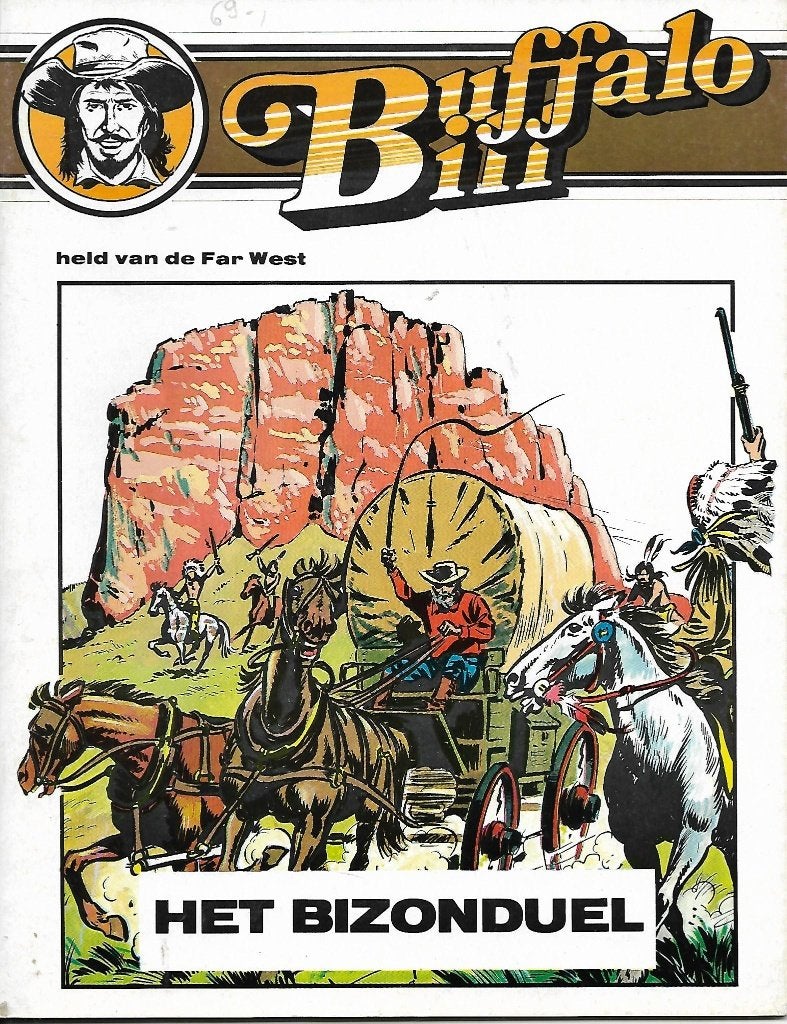 Buffalo Bill - Nr. 1: Het bizonduel, Eén stripboek, Ophalen of Verzenden, Gelezen