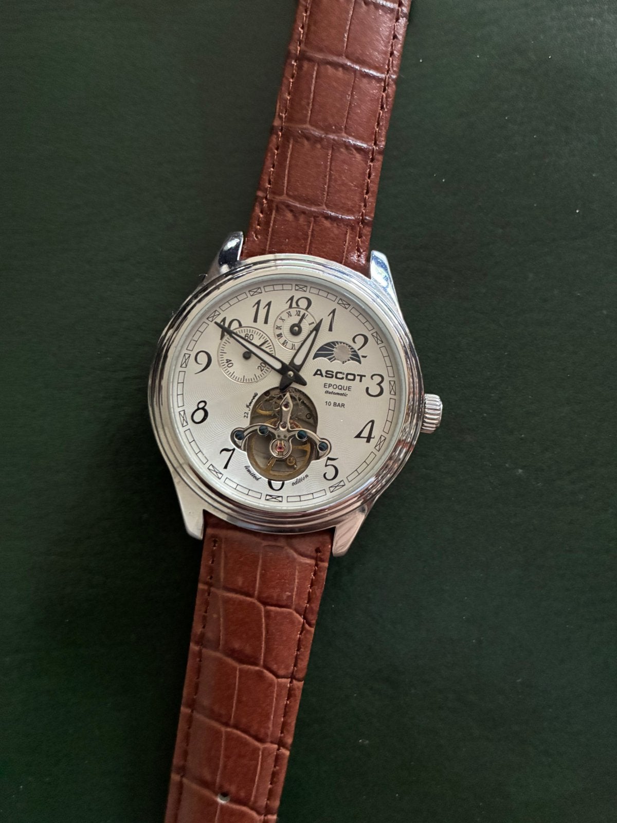 Horloge Automatisch uurwerk, Ophalen of Verzenden, Staal, Overige merken, 1960 of later