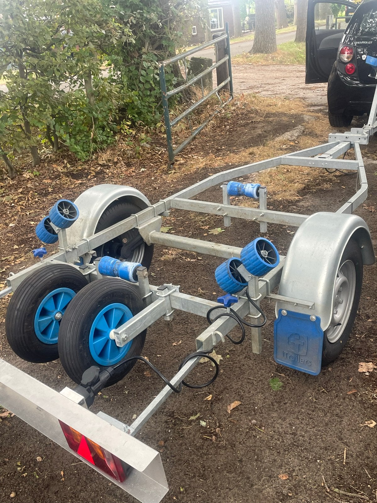 Amigo Liner boottrailer - Kanteltrailer - Zo goed als nieuw, Watersport en Boten, Ophalen, Minder dan 1500 kg, Sloepentrailer