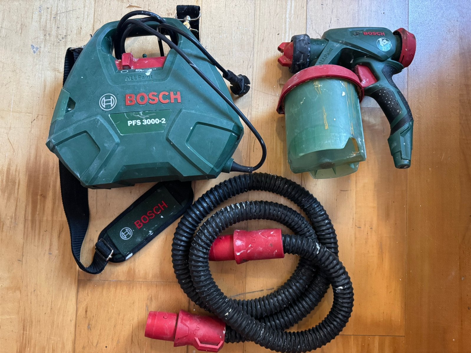Bosch verfspuit PFS 3000-2, Doe-het-zelf en Verbouw, Schildersmaterialen, Ophalen of Verzenden, Gebruikt, Verfspuit of Verfpomp