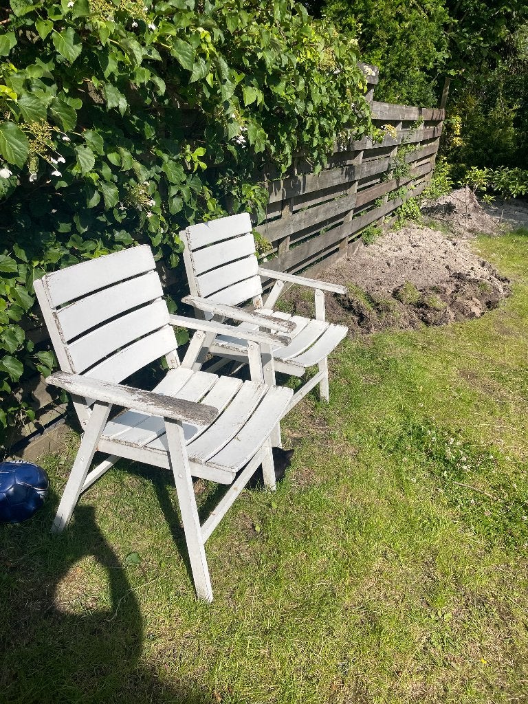 Tuinstoelen, Tuin en Terras, Tuinstoelen, Ophalen, Gebruikt, Hout, Inklapbaar