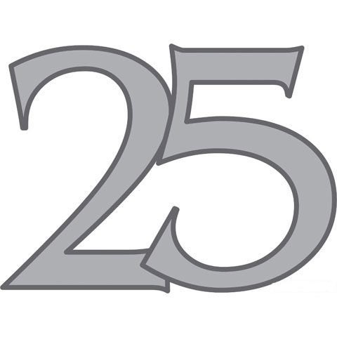 Feestartikelen 25 jarig Huwelijk nieuw, Ophalen of Verzenden, Nieuw, Feestartikel, Geboorte of Huwelijk