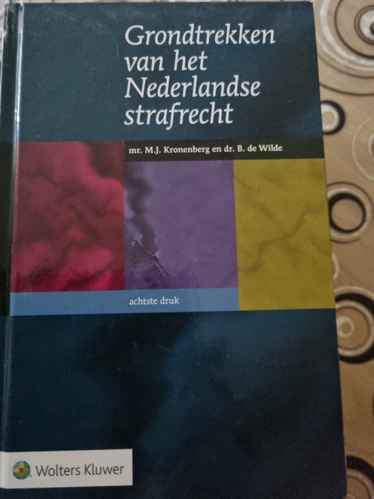 Grondtrekken van het Nederlandse strafrecht - 8e druk, Boeken, Studieboeken en Cursussen, Mr. M.J. Kronenberg en dr. B. de Wilde