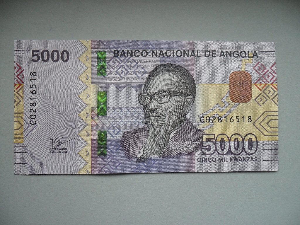Angola #164c [2025] / 5000 kwanzas UNC, Postzegels en Munten, Bankbiljetten | Afrika, Los biljet, Overige landen, Verzenden
