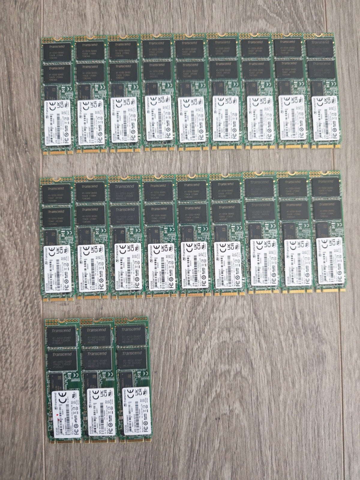 M.2 SATA 2280 Transcend TS512GMTS970T and TS512GMTS950T, Ophalen of Verzenden, Desktop