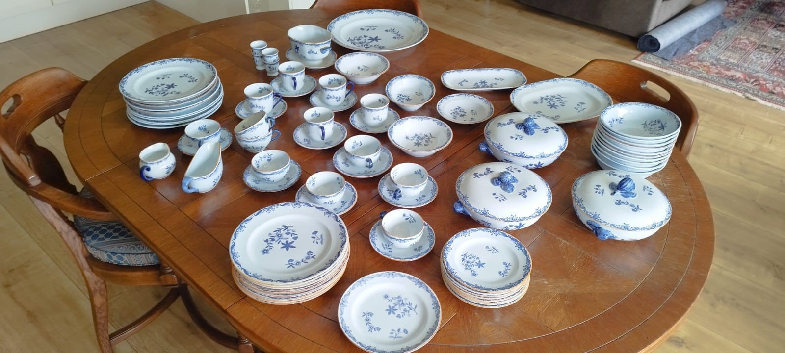 Servies Rorstrand Ost India, Ophalen