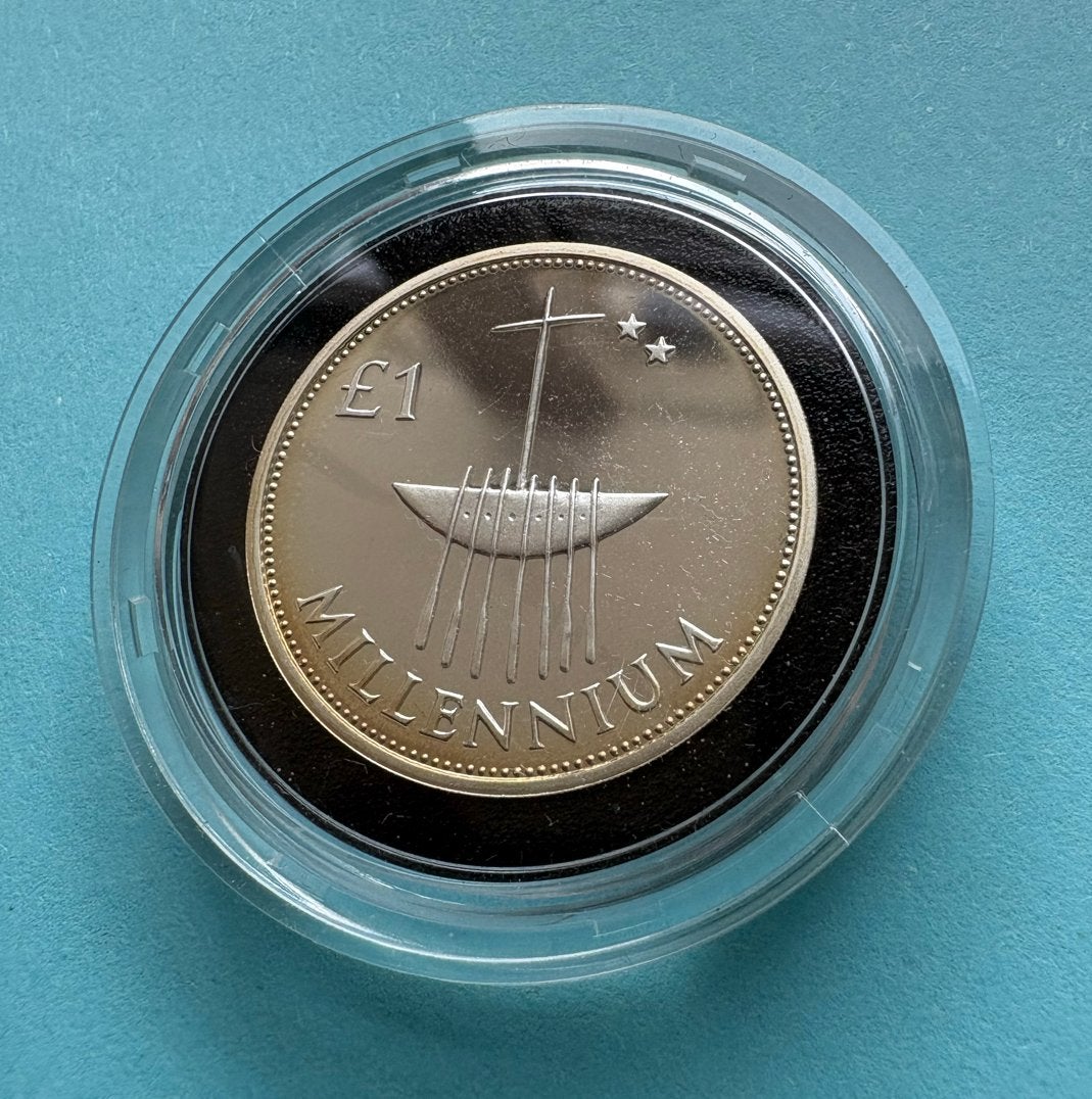 Zilveren Ierse Millennium herdenkings Munt 2000, Postzegels en Munten, Verzenden