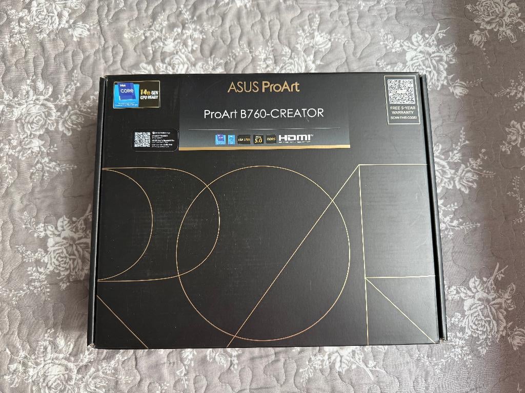 ASUS ProArt B760-CREATOR - DDR5 - LGA1700, Computers en Software, Moederborden, Zo goed als nieuw, Intel, DDR5, Ophalen
