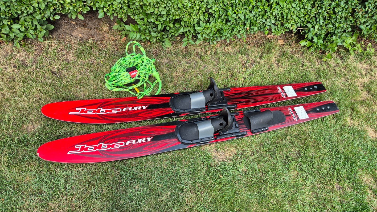 Jobe Fury waterski  + Jobe skilijn - Zo goed als nieuw, Watersport en Boten, Waterski's, Ophalen, Met skitouw, 160 cm of meer