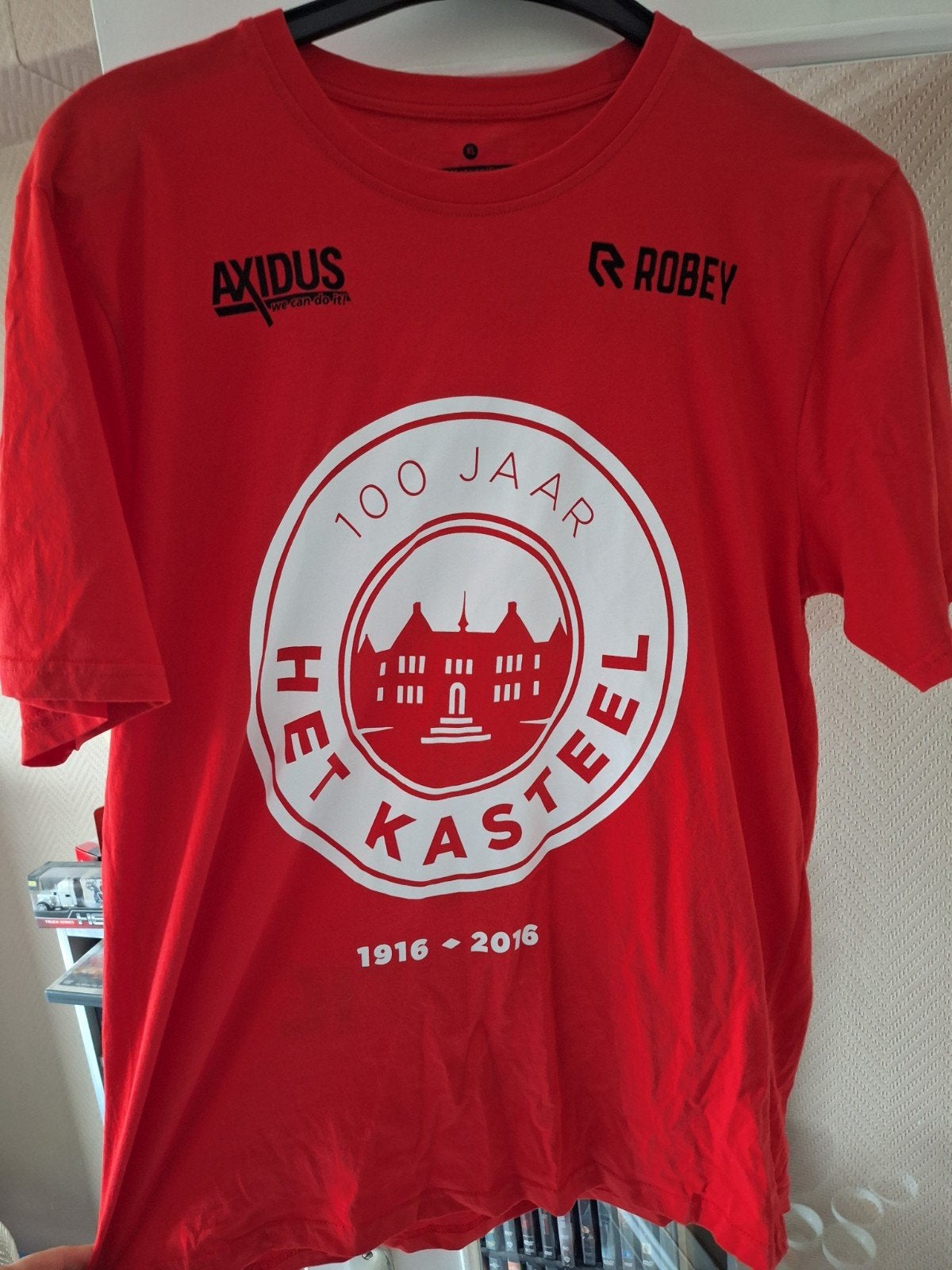 Sparta Rotterdam T-shirt - 100 Jaar Het Kasteel, Ophalen of Verzenden, Rood, Sparta Rotterdam, Maat 56/58 (XL)