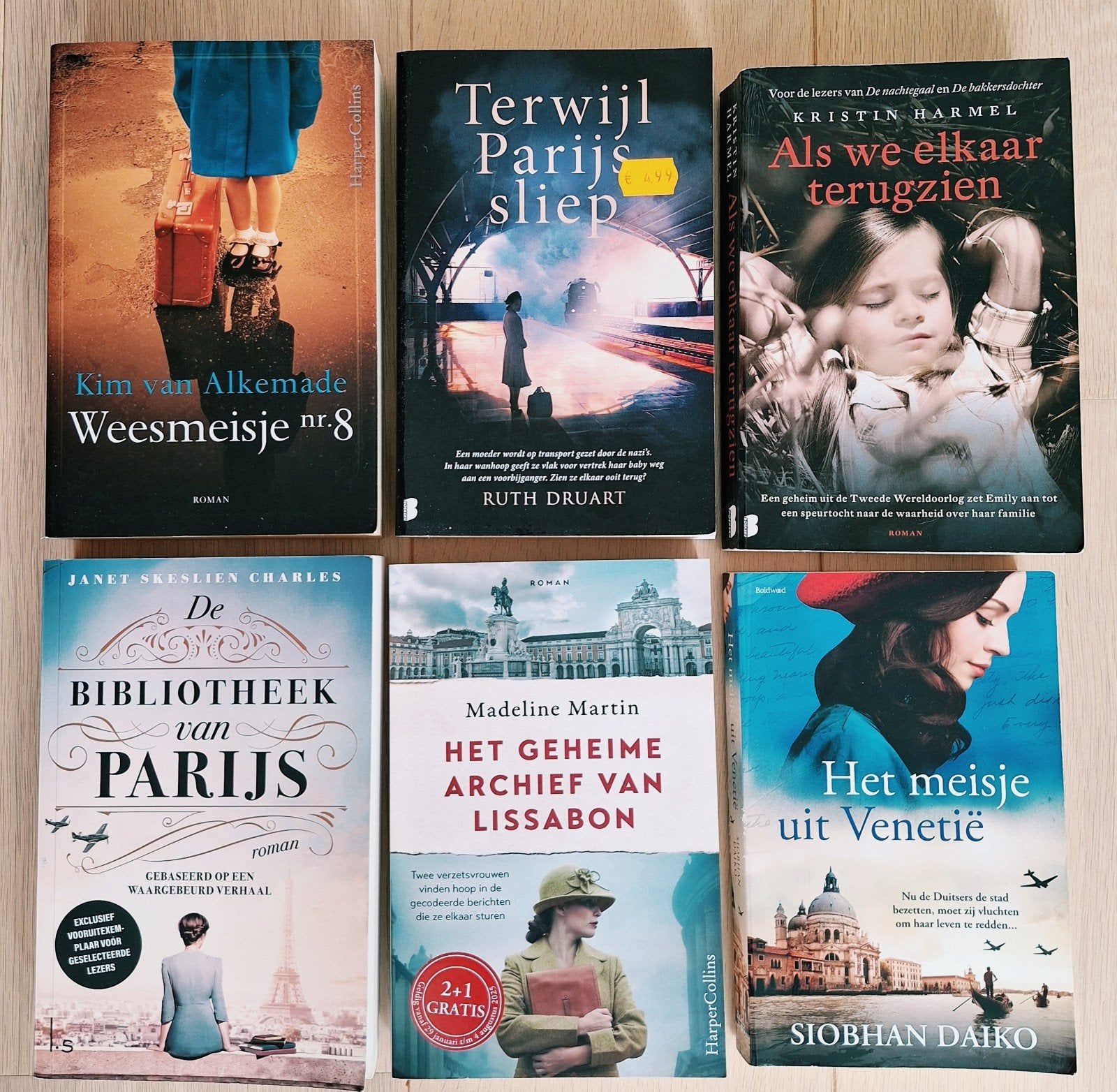 Zes 'oorlogsromans" tussen €2 en €7, Boeken, Ophalen of Verzenden, Nieuw