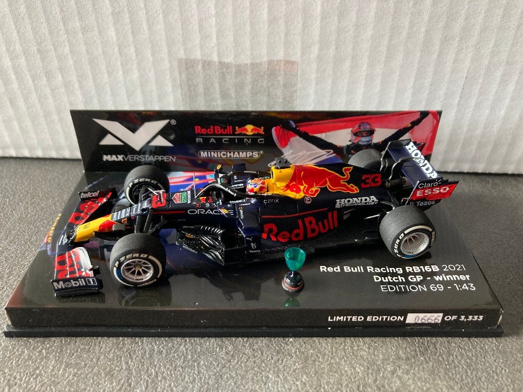 Max Verstappen 1:43 editie 69 Winner Dutch GP 2021 RB16B, Ophalen of Verzenden, Nieuw, Formule 1