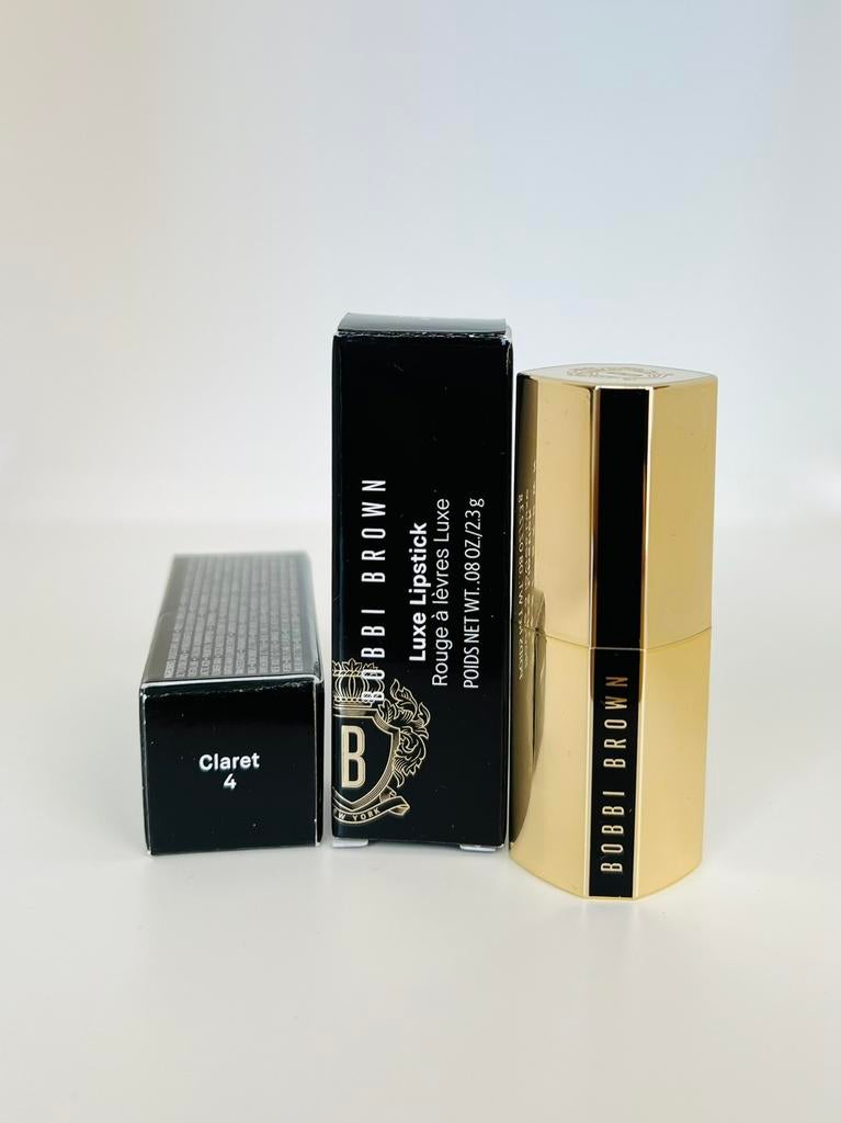 Bobbi Brown Luxe Lipstick No.4 Claret 2,3 g, Ophalen of Verzenden, Nieuw, Lippen