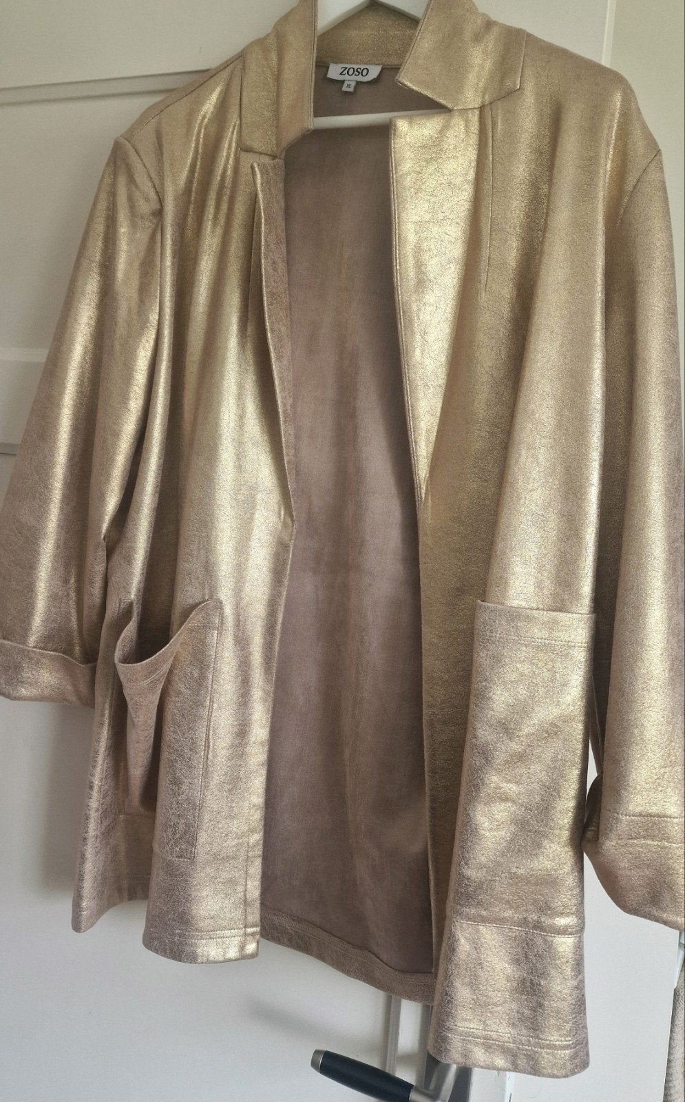 Goudkleurige ZOSO vest XL - nieuw., ZOSO, Overige kleuren, Maat 46/48 (XL) of groter, Ophalen of Verzenden