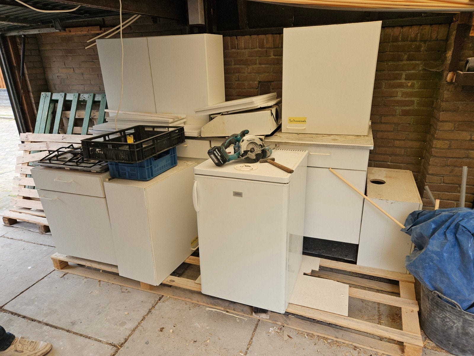 Gratis gebruikte keuken, Huis en Inrichting, Keuken | Complete keukens, Ophalen, Gebruikt