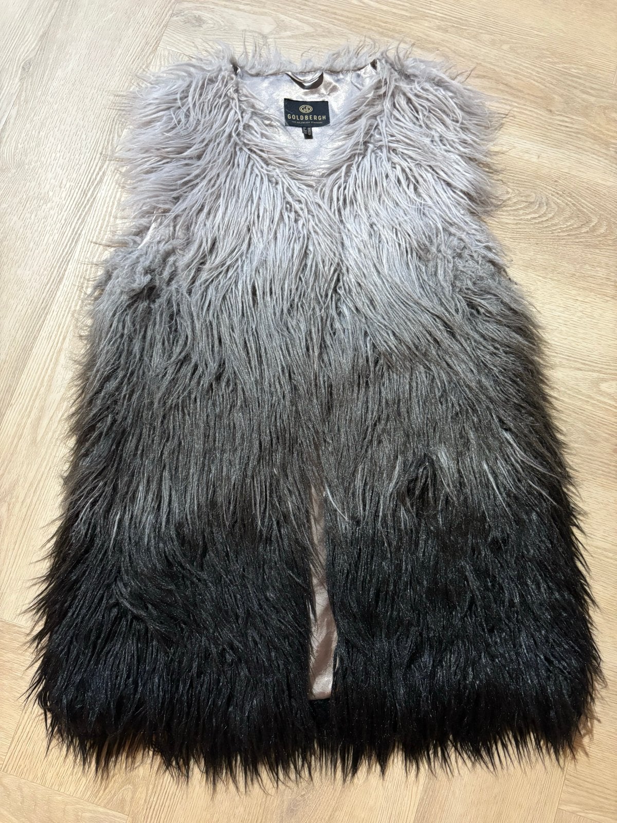 Goldbergh faux fur gilet - Maat M, Kleding | Dames, Ophalen of Verzenden, Zo goed als nieuw, Maat 38/40 (M), Grijs