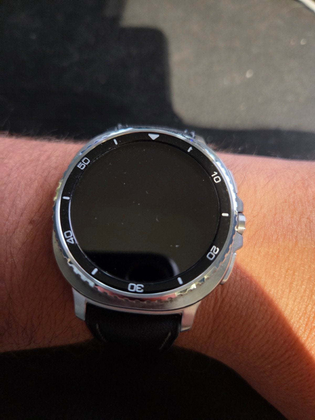 Samsung Galaxy Watch8 Classic LTE 46mm Zilver, Ophalen of Verzenden, Zo goed als nieuw, Samsung, Waterdicht