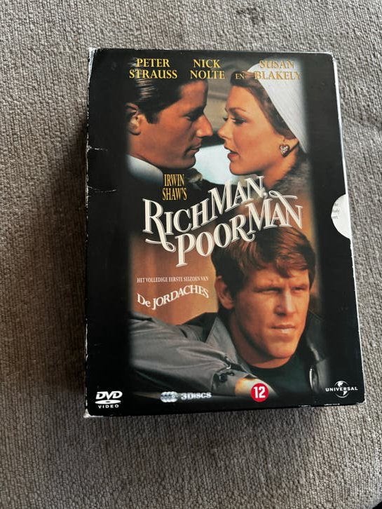 Rich Man, Poor Man - De Jordaches (Complete seizoen) DVD, Nederlands, Drama, Ophalen of Verzenden, Vanaf 12 jaar