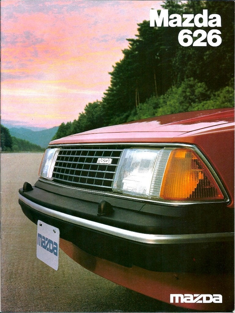 Folder Mazda 626 1980, Ophalen of Verzenden, Gelezen, Mazda