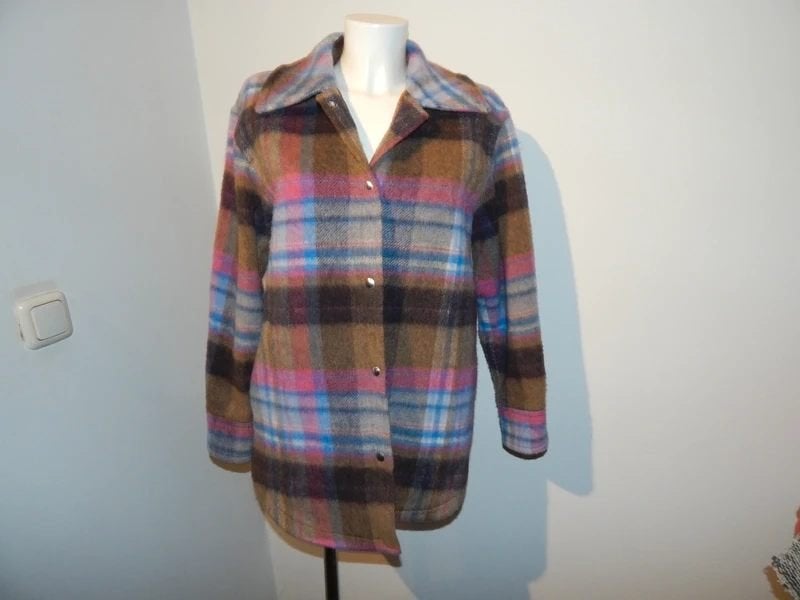 Arket dik vest jack ruiten motief kleuren heerlijk warm 38, Kleding | Dames, Verzenden, Gedragen, Maat 38/40 (M), Overige kleuren