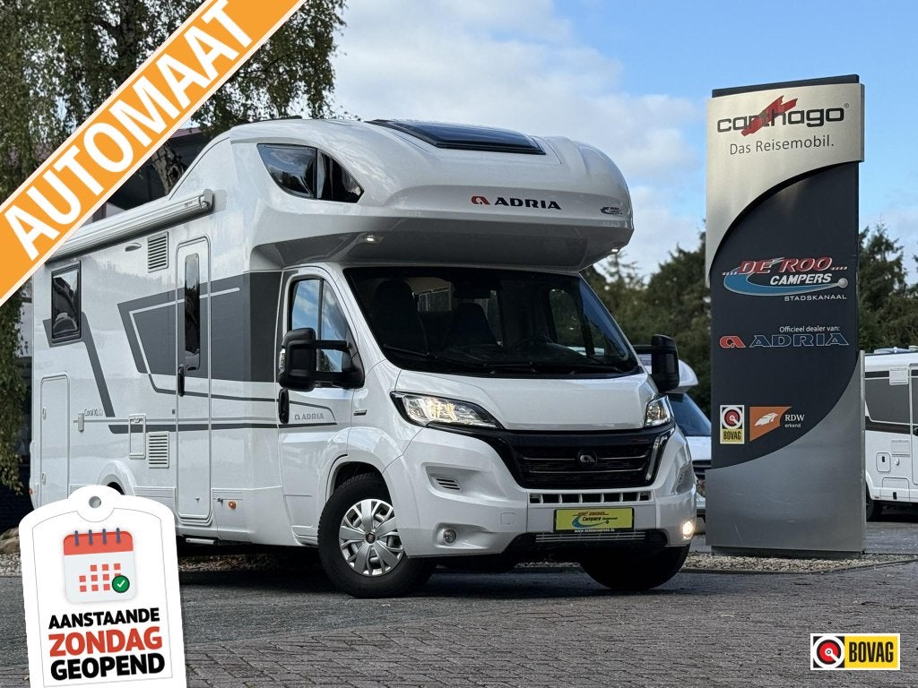 Adria Coral XL Plus 670 SL - FAMILIECAMPER, Automaat, Standaard zit, Alkoof, Fiat