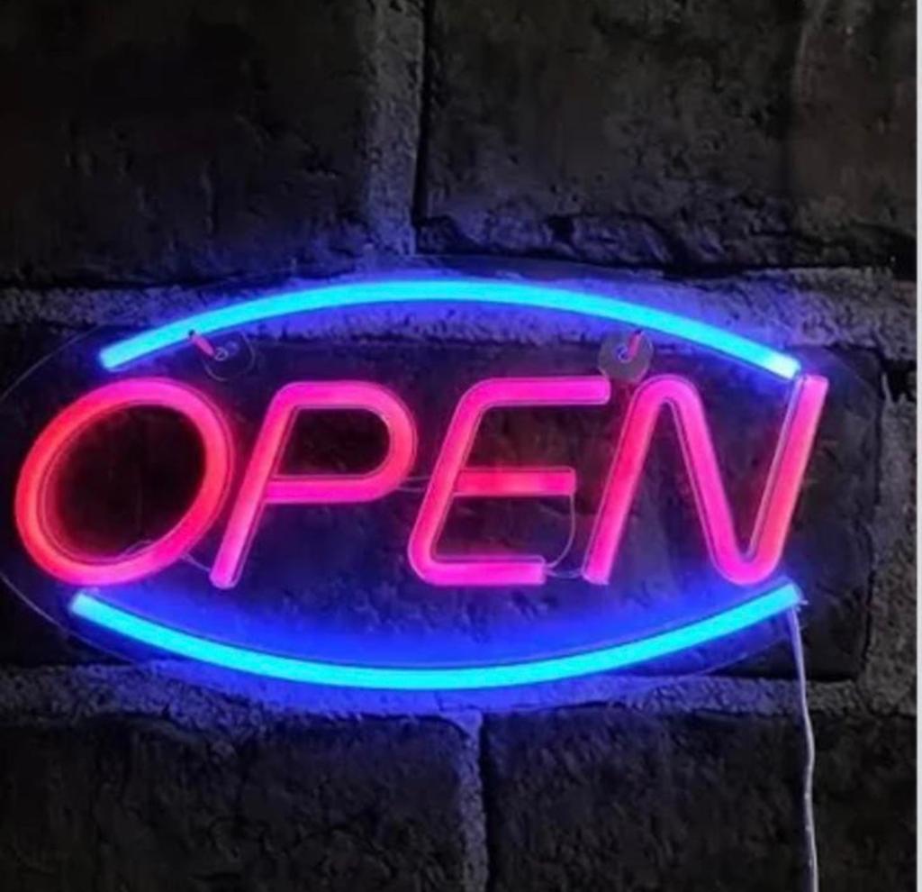 Led lamp horeca open, Huis en Inrichting, Lampen | Overige, Ophalen, Zo goed als nieuw
