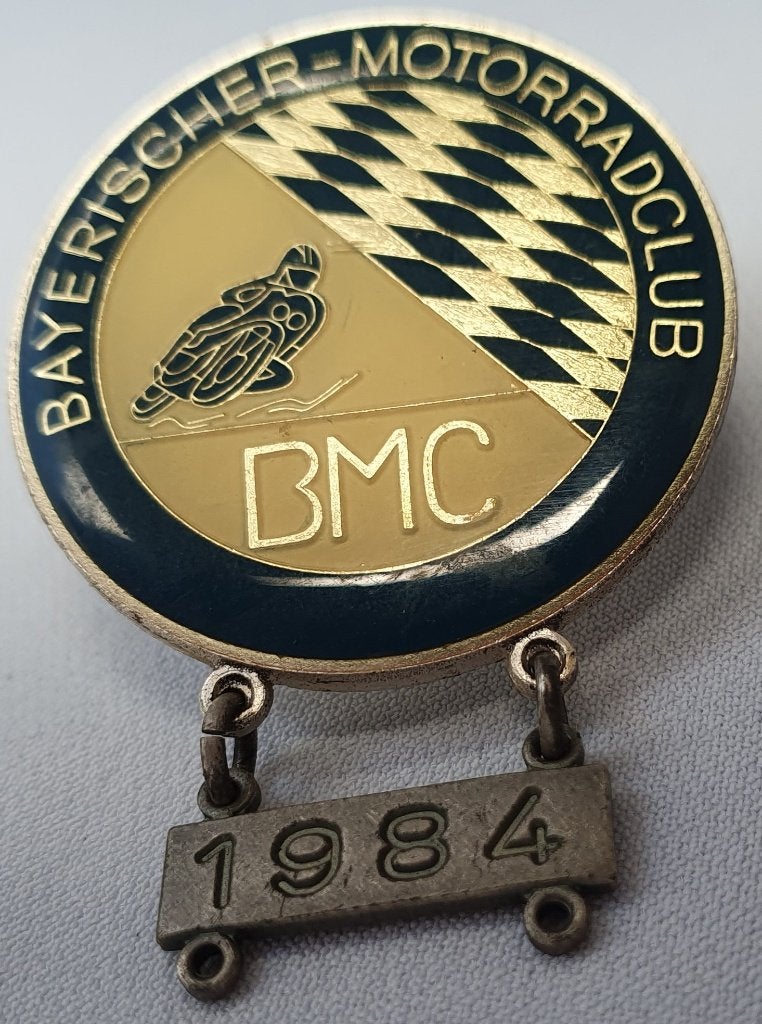 Broche - BMC Bayerischer Motorradclub 1984 (Duitsland), Verzenden, Zo goed als nieuw, Transport