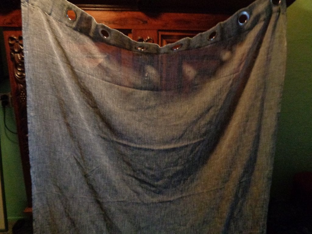 3 grijzen gordijnen met ringen, Met ringen, Ophalen of Verzenden, Gordijn, 250 cm