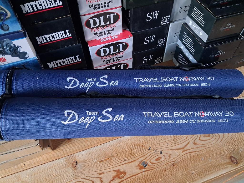 REISHENGELS Noorwegen (300-600 en 400-800 grams), Watersport en Boten, Info@hengelsportleon.nl, Werphengel, Nieuw, Ophalen of Verzenden