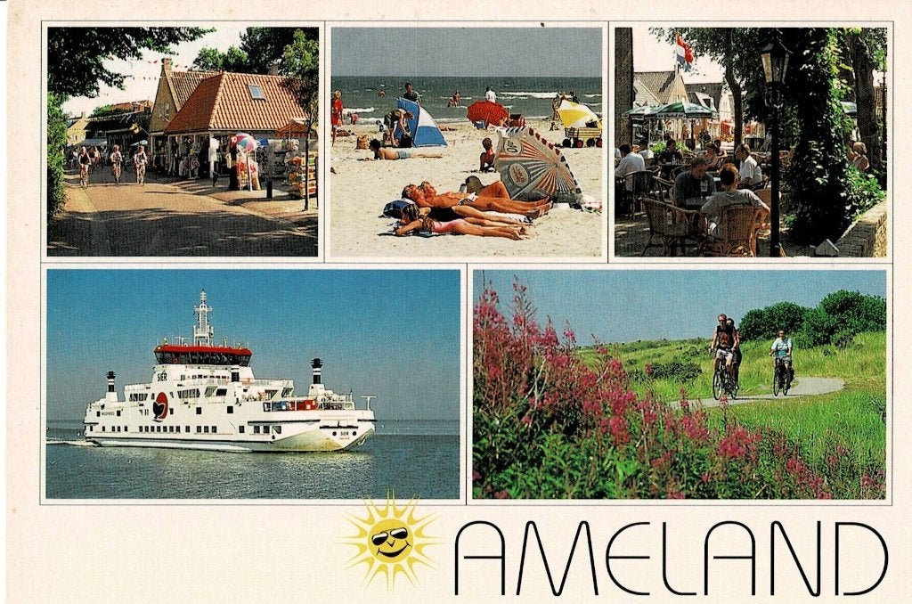 Ameland, Ophalen of Verzenden, 1960 tot 1980, Gelopen, Waddeneilanden