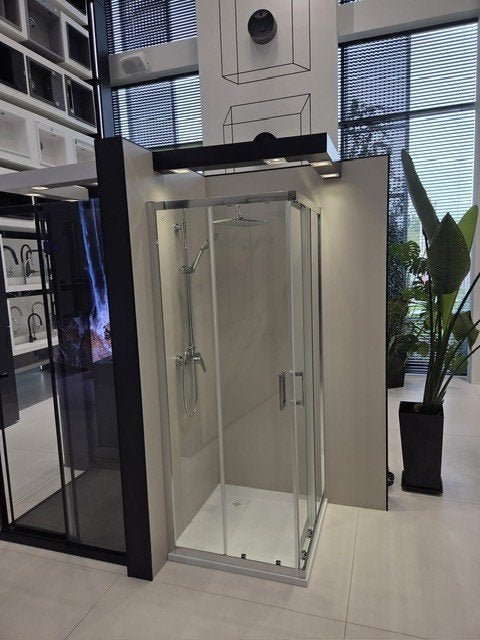 Douchecabine 80x80 cm / schuifdeuren / Antikalk Nano / Nieuw, Ophalen, Nieuw