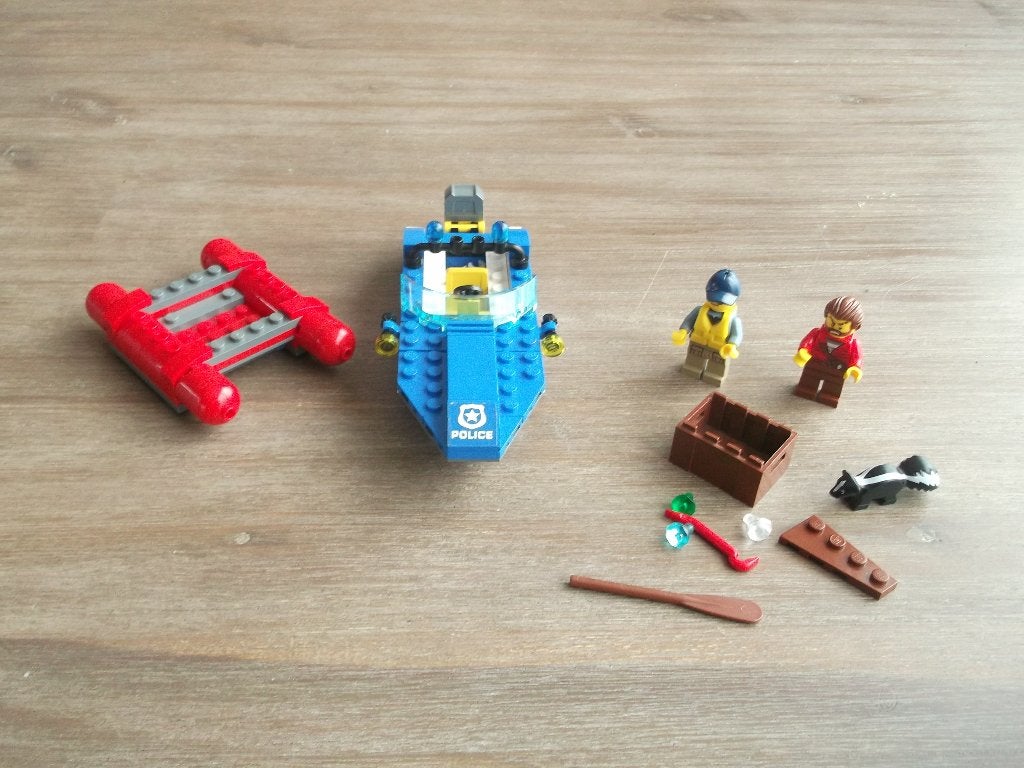 lego police 60176 wild river escape (2018), Ophalen of Verzenden, Gebruikt, Complete set, Lego