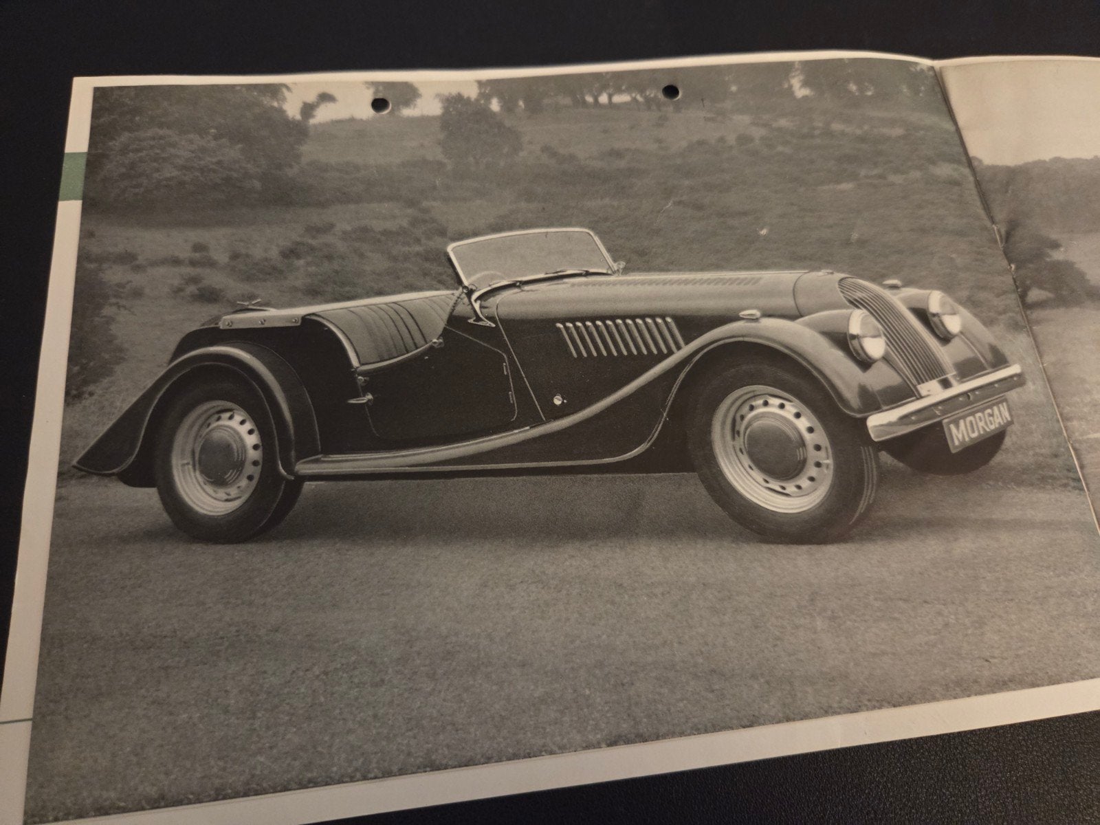 Brochure Morgan, Boeken, Auto's | Folders en Tijdschriften, Ophalen of Verzenden, Zo goed als nieuw, Overige merken