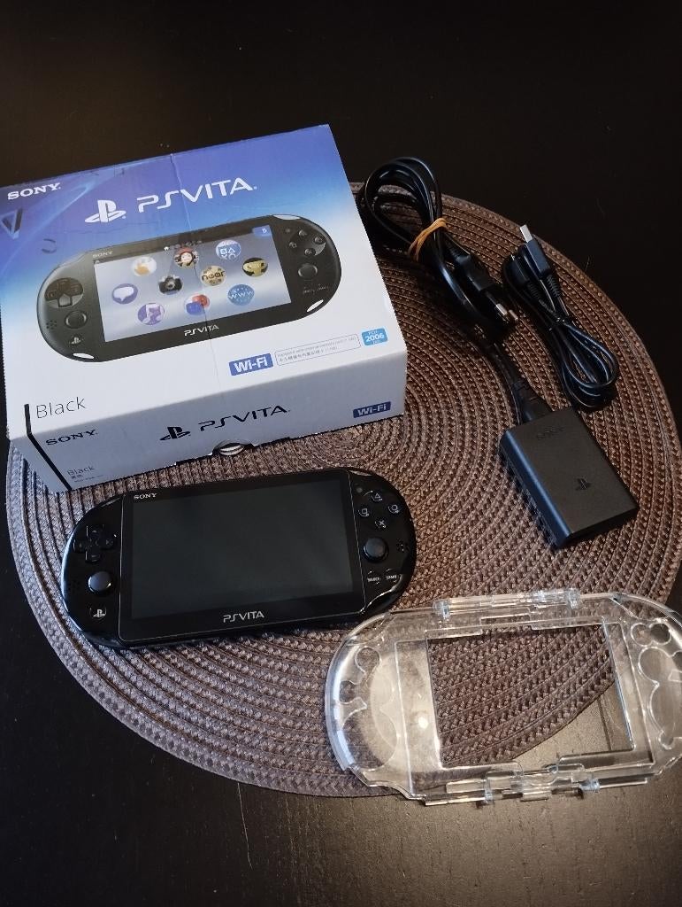 Sony PS Vita slim, Spelcomputers en Games, Ophalen of Verzenden, Zo goed als nieuw, Zwart