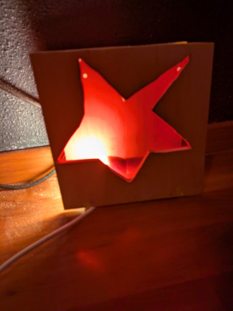 Unieke handgemaakte sterlamp - sfeervolle verlichting, Ophalen, Gebruikt, Handgemaakt, Sfeervol, Uniek