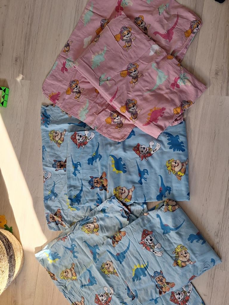 Dekbedovertrek Paw Patrol., Kinderen en Baby's, Kinderkamer | Beddengoed, Ophalen, Zo goed als nieuw, Jongetje of Meisje, Dekbedovertrek