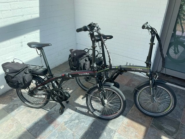 Set van 2 Bizobike A-Class elektrische plooifietsen, Ophalen, Zo goed als nieuw, 20 inch of meer, Versnellingen