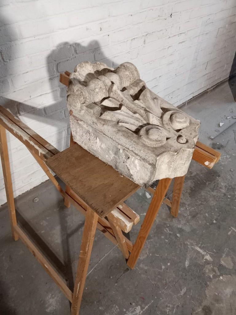 Gevel ornament, Ophalen, Gebruikt