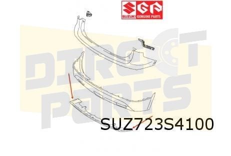 Suzuki SX4 (9/13-1/22) afdekking achterbumper onder (skidpla, -, Verzenden, -, Nieuw